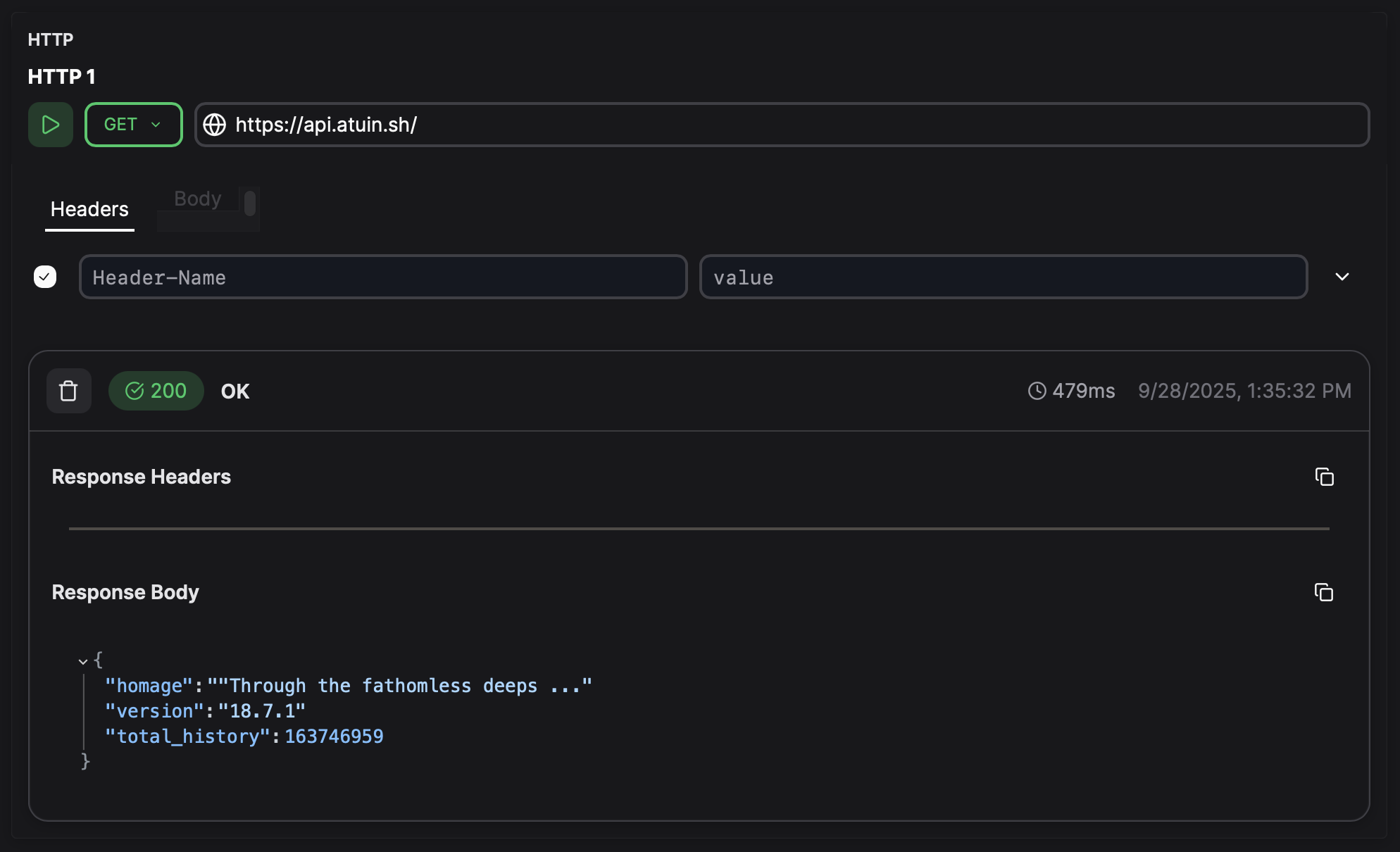 HTTP Block